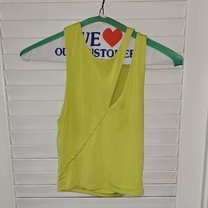 Lime Green Sleeveless Women's Top